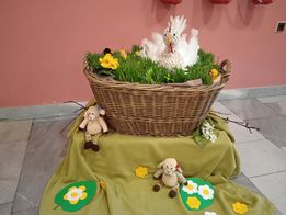 Jarní a velikonoční výzdoba na pečovatelské službě